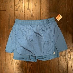 Free People blue skort NWT